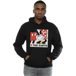 Disney - Sweat à capuche HEART THE EARTH - Homme (Noir)
