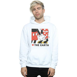 Disney - Sweat à capuche HEART THE EARTH - Homme (Blanc)