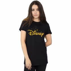 Disney - T-shirt - Femme (Noir)