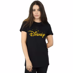 Disney - T-shirt - Femme (Noir)