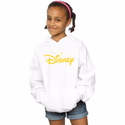 Disney - Sweat à capuche - Fille (Blanc)