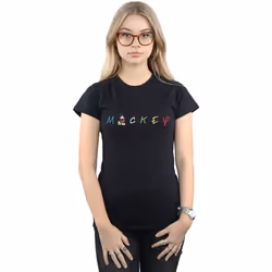 Disney - T-shirt - Femme (Noir)
