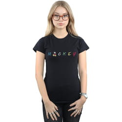 Disney - T-shirt - Femme (Noir)
