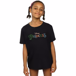 Disney Princess - T-shirt - Fille (Noir)