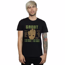 Marvel - T-shirt GUARDIANS OF THE GALAXY VOL. SKILLS - Homme (Noir)