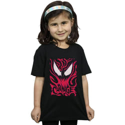Marvel - T-shirt CARNAGE - Fille (Noir)
