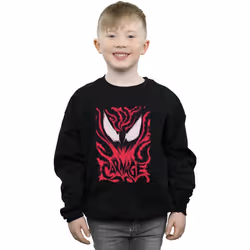 Marvel - Sweat CARNAGE - Garçon (Noir)