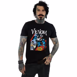 Marvel - T-shirt READ OUR LIPS - Homme (Noir)