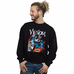 Marvel - Sweat READ OUR LIPS - Homme (Noir)