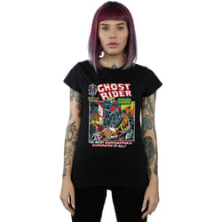 Marvel - T-shirt GHOST RIDER - Femme (Noir)