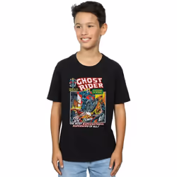Marvel - T-shirt GHOST RIDER - Garçon (Noir)