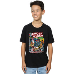 Marvel - T-shirt GHOST RIDER - Garçon (Noir)