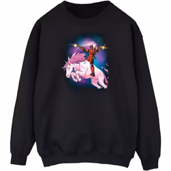 Marvel - Sweat SPACE UNICORN - Homme (Noir)