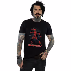 Marvel - T-shirt GUN SWORD BURST - Homme (Noir)