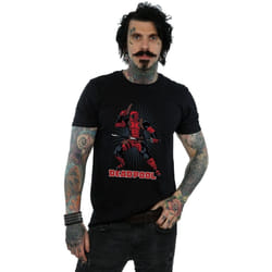 Marvel - T-shirt GUN SWORD BURST - Homme (Noir)