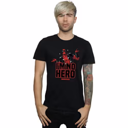 Marvel - T-shirt I'M NO HERO - Homme (Noir)