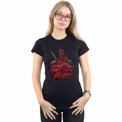 Marvel - T-shirt - Femme (Noir)