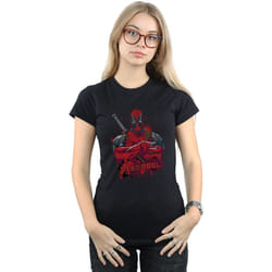 Marvel - T-shirt - Femme (Noir)