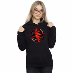 Marvel - Sweat à capuche GOOD BAD - Femme (Noir)