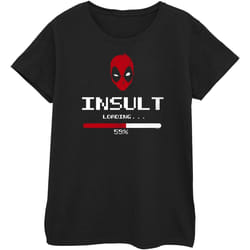 Marvel - T-shirt INSULT LOADING - Femme (Noir)