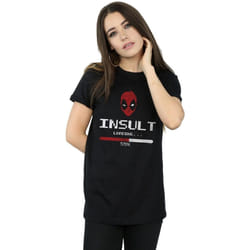 Marvel - T-shirt INSULT LOADING - Femme (Noir)