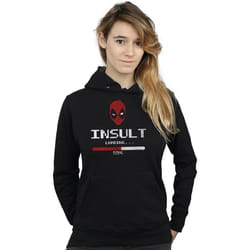 Marvel - Sweat à capuche INSULT LOADING - Femme (Noir)