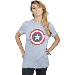 Marvel - T-shirt CIVIL WAR - Femme (Gris chiné)