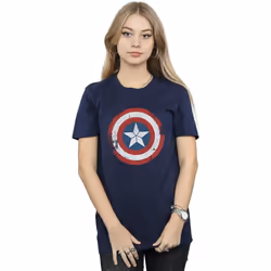 Marvel - T-shirt CIVIL WAR - Femme (Bleu marine)