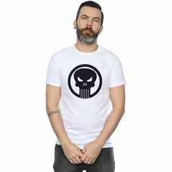 Marvel - T-shirt THE PUNISHER SKULL CIRCLE - Homme (Blanc)