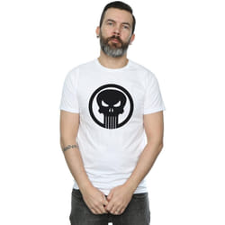 Marvel - T-shirt THE PUNISHER SKULL CIRCLE - Homme (Blanc)