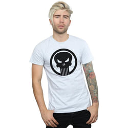 Marvel - T-shirt THE PUNISHER SKULL CIRCLE - Homme (Gris chiné)