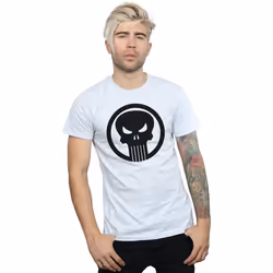 Marvel - T-shirt THE PUNISHER SKULL CIRCLE - Homme (Gris chiné)