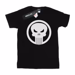 Marvel - T-shirt THE PUNISHER SKULL CIRCLE - Garçon (Noir)
