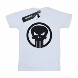 Marvel - T-shirt THE PUNISHER SKULL CIRCLE - Garçon (Blanc)