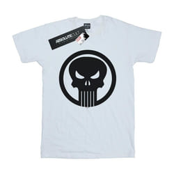 Marvel - T-shirt THE PUNISHER SKULL CIRCLE - Garçon (Blanc)