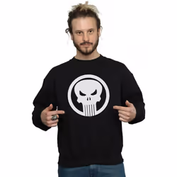 Marvel - Sweat THE PUNISHER SKULL CIRCLE - Homme (Noir)