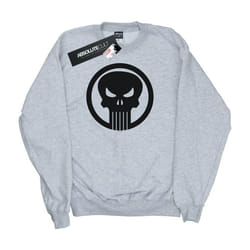 Marvel - Sweat THE PUNISHER SKULL CIRCLE - Homme (Gris chiné)