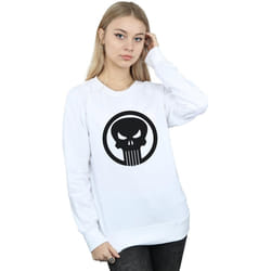 Marvel - Sweat THE PUNISHER SKULL CIRCLE - Femme (Blanc)