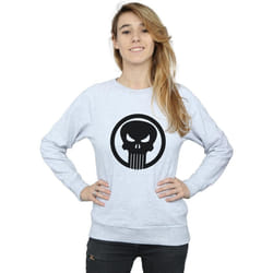 Marvel - Sweat THE PUNISHER SKULL CIRCLE - Femme (Gris chiné)
