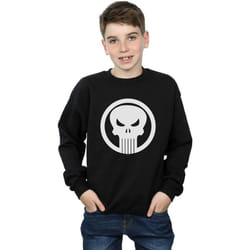 Marvel - Sweat THE PUNISHER SKULL CIRCLE - Garçon (Noir)