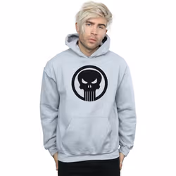 Marvel - Sweat à capuche THE PUNISHER SKULL CIRCLE - Homme (Gris chiné)