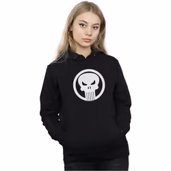 Marvel - Sweat à capuche THE PUNISHER SKULL CIRCLE - Femme (Noir)