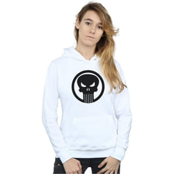 Marvel - Sweat à capuche THE PUNISHER SKULL CIRCLE - Femme (Blanc)