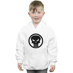 Marvel - Sweat à capuche THE PUNISHER SKULL CIRCLE - Garçon (Blanc)