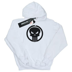 Marvel - Sweat à capuche THE PUNISHER SKULL CIRCLE - Fille (Blanc)