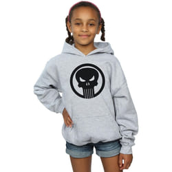 Marvel - Sweat à capuche THE PUNISHER SKULL CIRCLE - Fille (Gris chiné)
