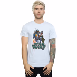 Star Wars - T-shirt FIRED UP - Homme (Gris chiné)