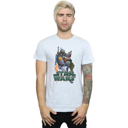 Star Wars - T-shirt FIRED UP - Homme (Gris chiné)