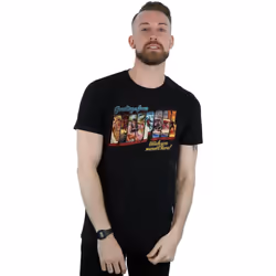 Marvel - T-shirt DEADPOOL GREETINGS - Homme (Noir)
