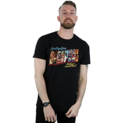 Marvel - T-shirt DEADPOOL GREETINGS - Homme (Noir)